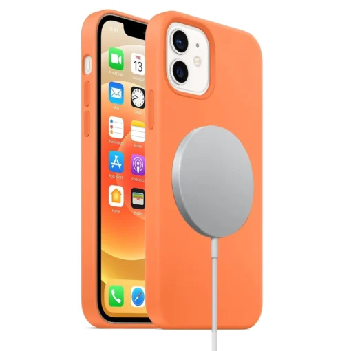 iPhone 12 MINI MagSafe umbris pehmest silikoonist Oran